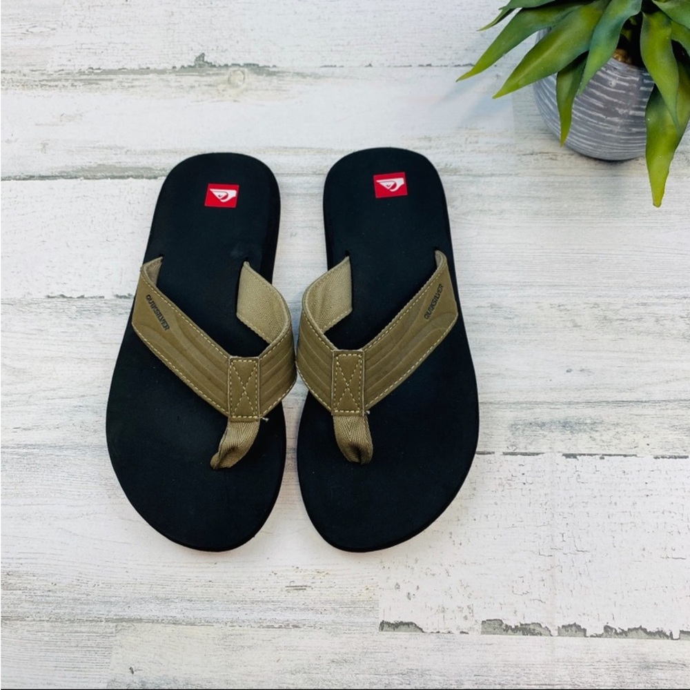 Men’s quiksilver flip flops - Picture 3 of 4